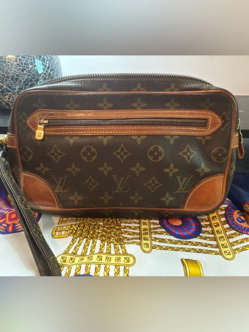 Authentic Vintage Louis Vuitton Marly Dragonne GM – Excellent Canvas - Picture 1 of 10